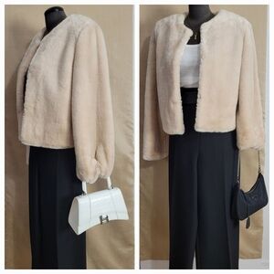 FAUX Fur coat  / L